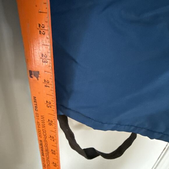 Charmoll Igloo Vtg Snowmobile suit Men Sz L 70s Boot Strap Blue Zip 25” Inseam - Picture 3 of 16